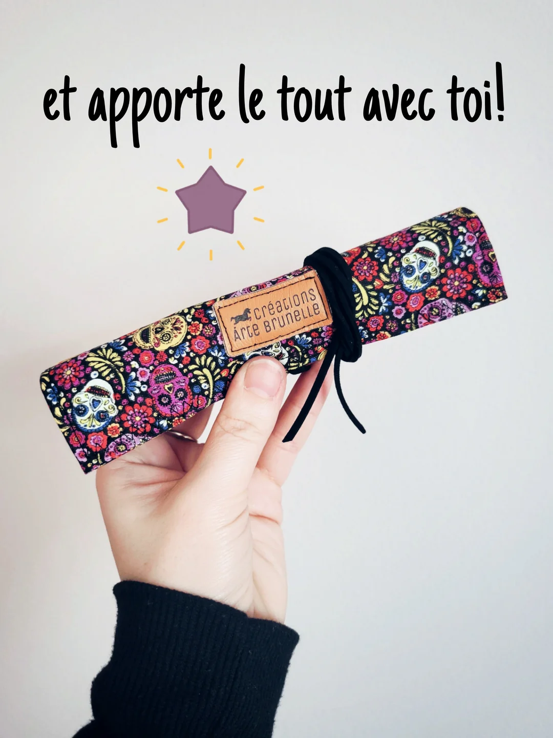 LA Pochette à marqueurs Originale Holly Joly par Créations Arte Brunelle – Image 5