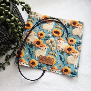 LA Pochette à marqueurs Originale Tournesol le mouton par Créations Arte Brunelle
