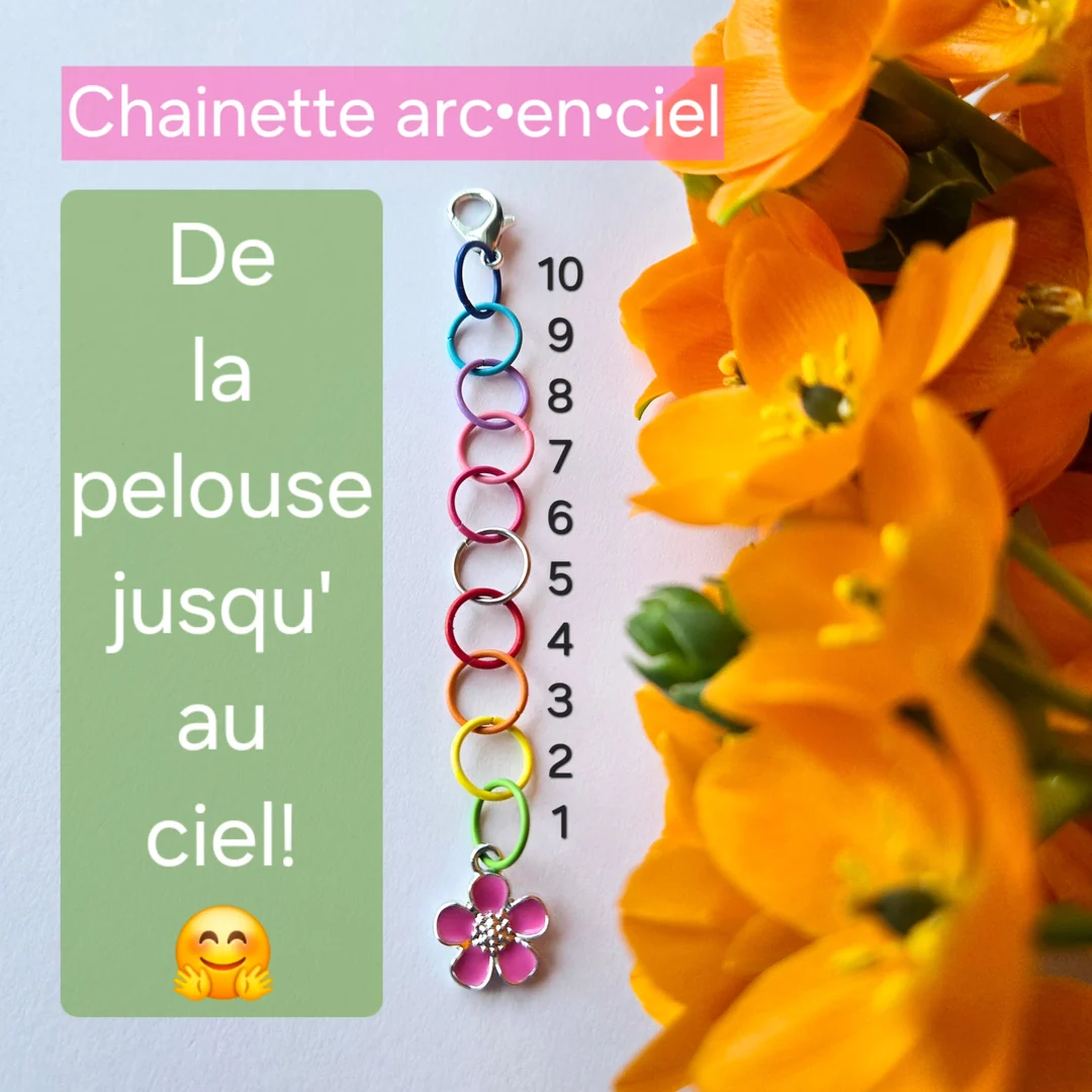 LA chainette 🌈 Arc-en-ciel Originale par Arte Brunelle – Image 2